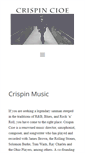 Mobile Screenshot of crispinmusic.com